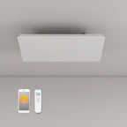 Modern Infrared Ceiling Heater with Thermostat and Optional LED Lighting