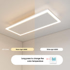 Modern Infrared Ceiling Heater with Thermostat and Optional LED Lighting