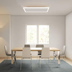 Modern Infrared Ceiling Heater with Thermostat and Optional LED Lighting