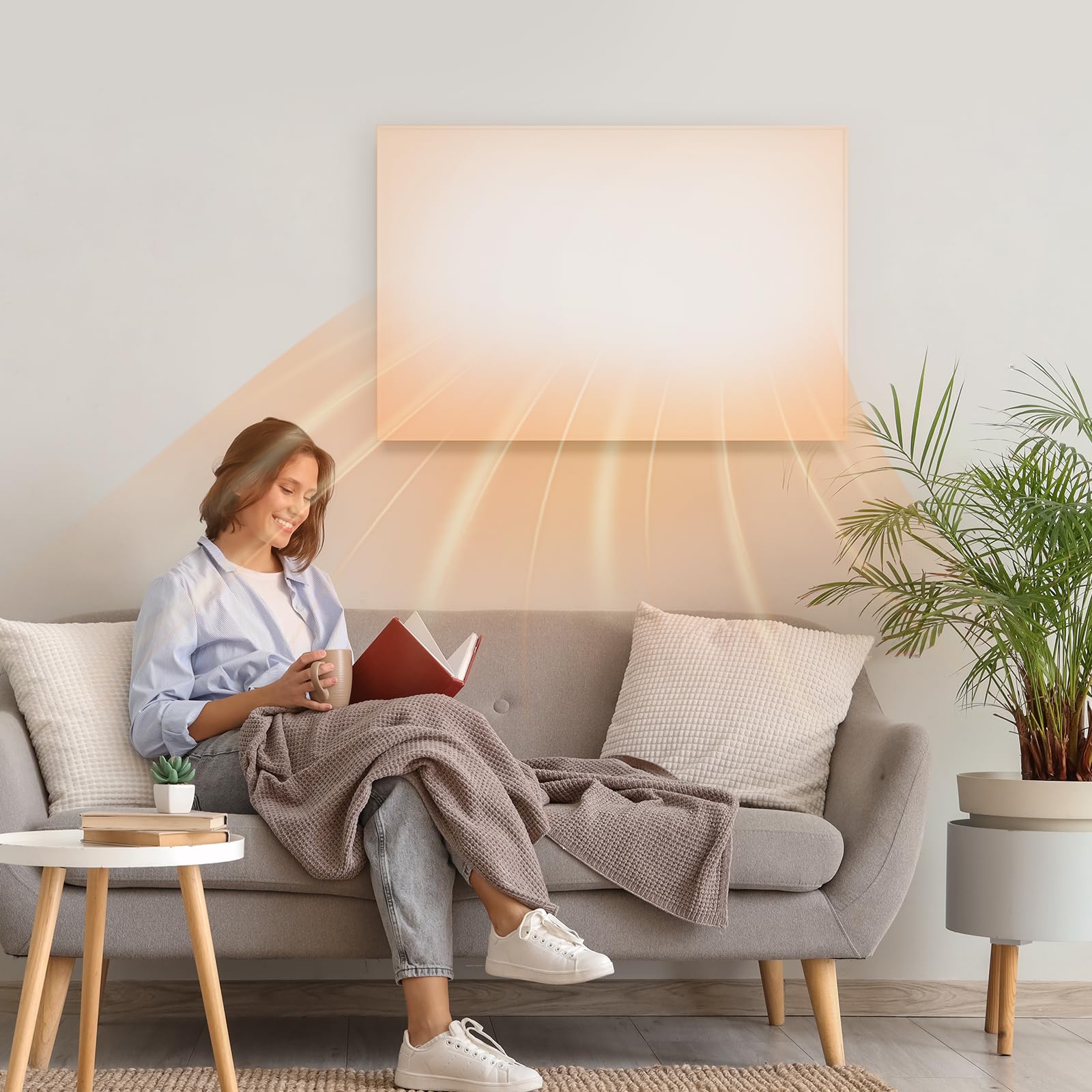 Infrared Panel Heater with Thermostat for Efficient Heating