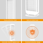 1400W Portable IR Freestanding Heater for Indoor & Patio