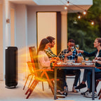 1400W Portable IR Freestanding Heater for Indoor & Patio