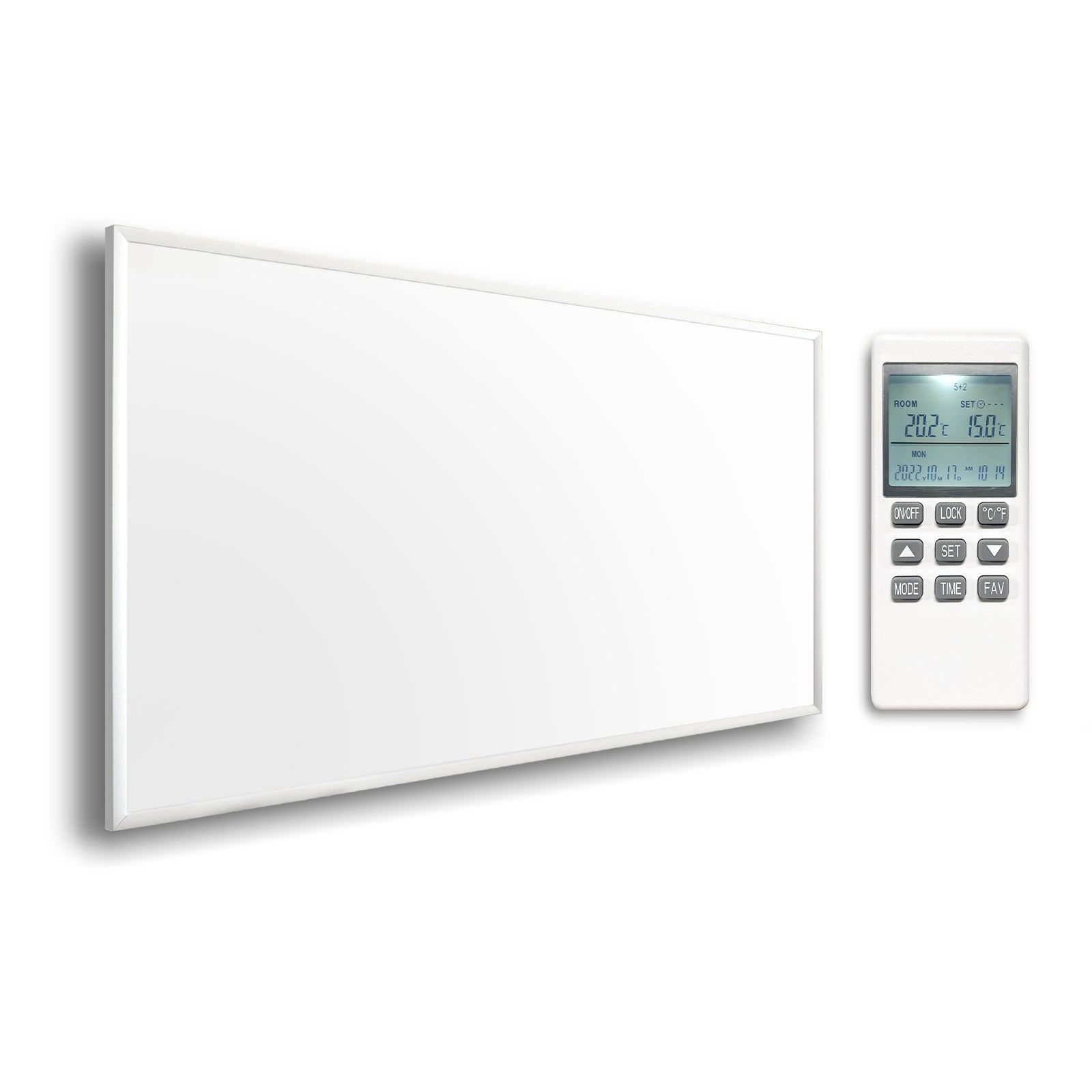 Far Infrared Wall Heater with WLAN & Remote Contol and Built-in Thermostat