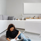 Feet/Wheels for Universal Freestanding Infrared Panel Heaters – 1 Pack (2 Pieces)