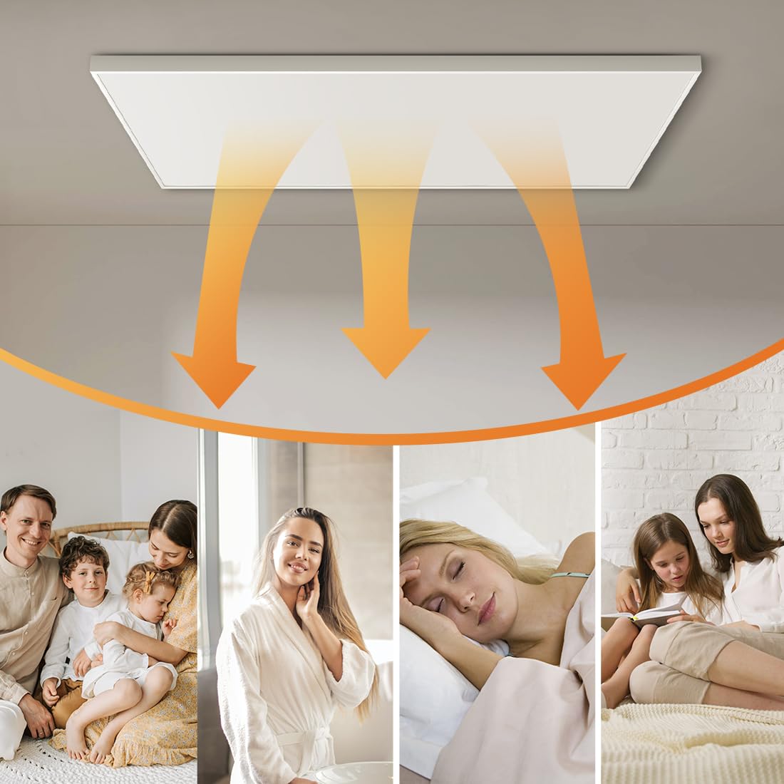 Far Infrared Ceiling Heater with WLAN & Remote Smart Control