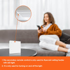 Secondary Remote Control for Controlling the Light of the Byecold LED Ceiling Heater