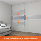 Telescopic Infrared Heater for Wall Drying and Mould Free