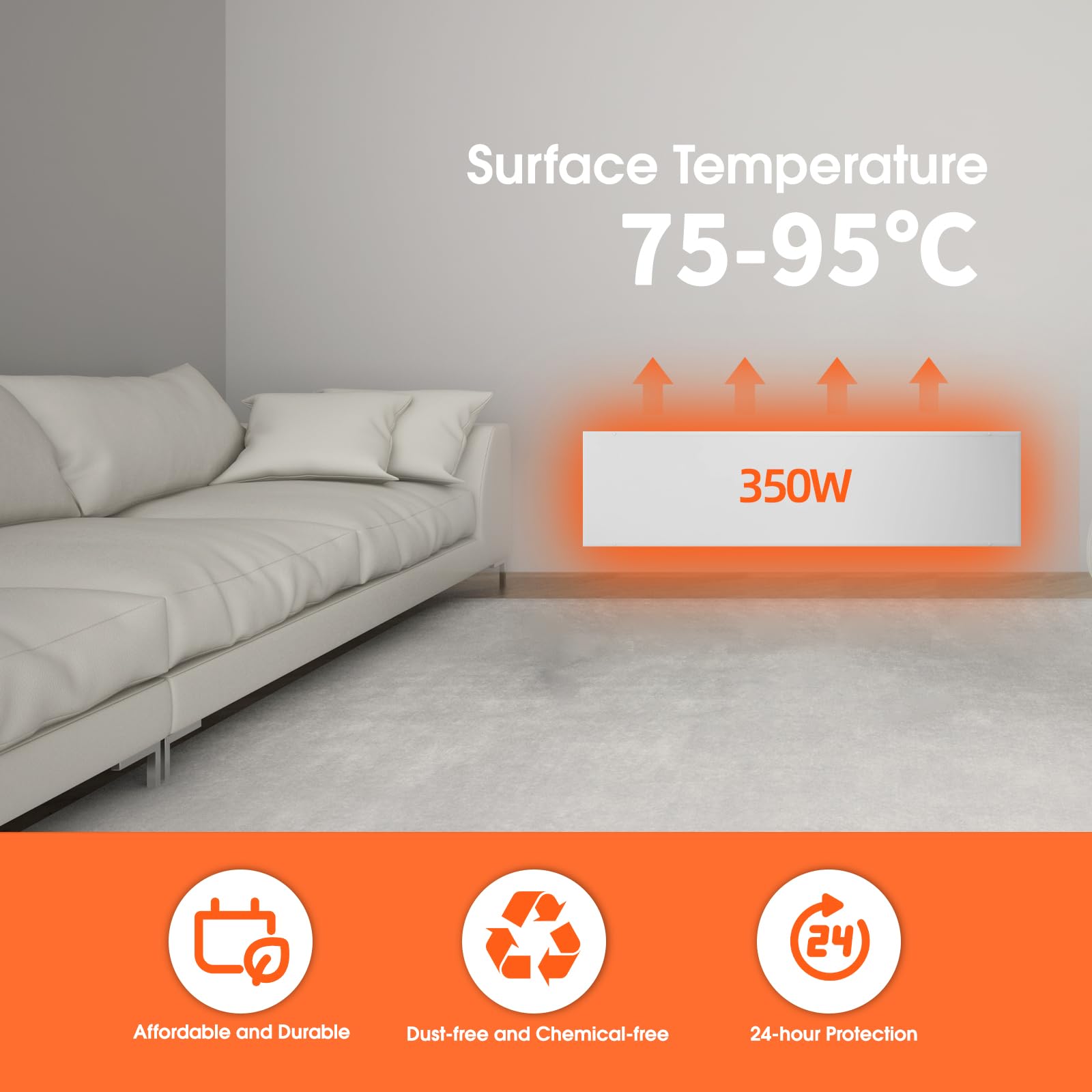 Telescopic Infrared Heater for Wall Drying and Mould Free